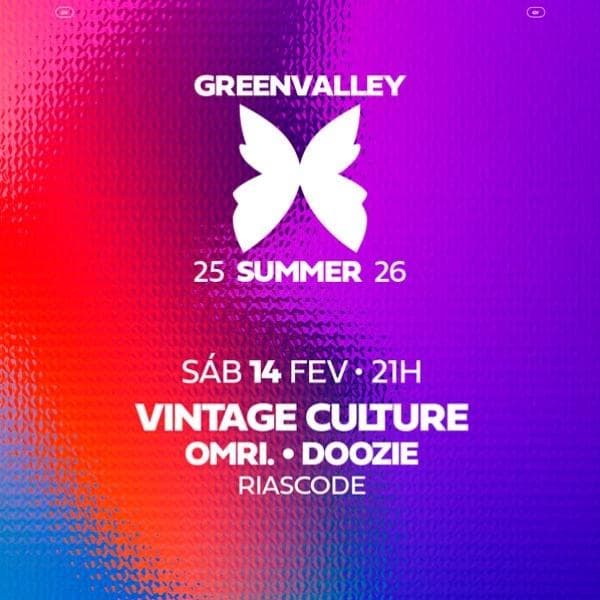 Greenvalley Carnaval com Vintage Culture